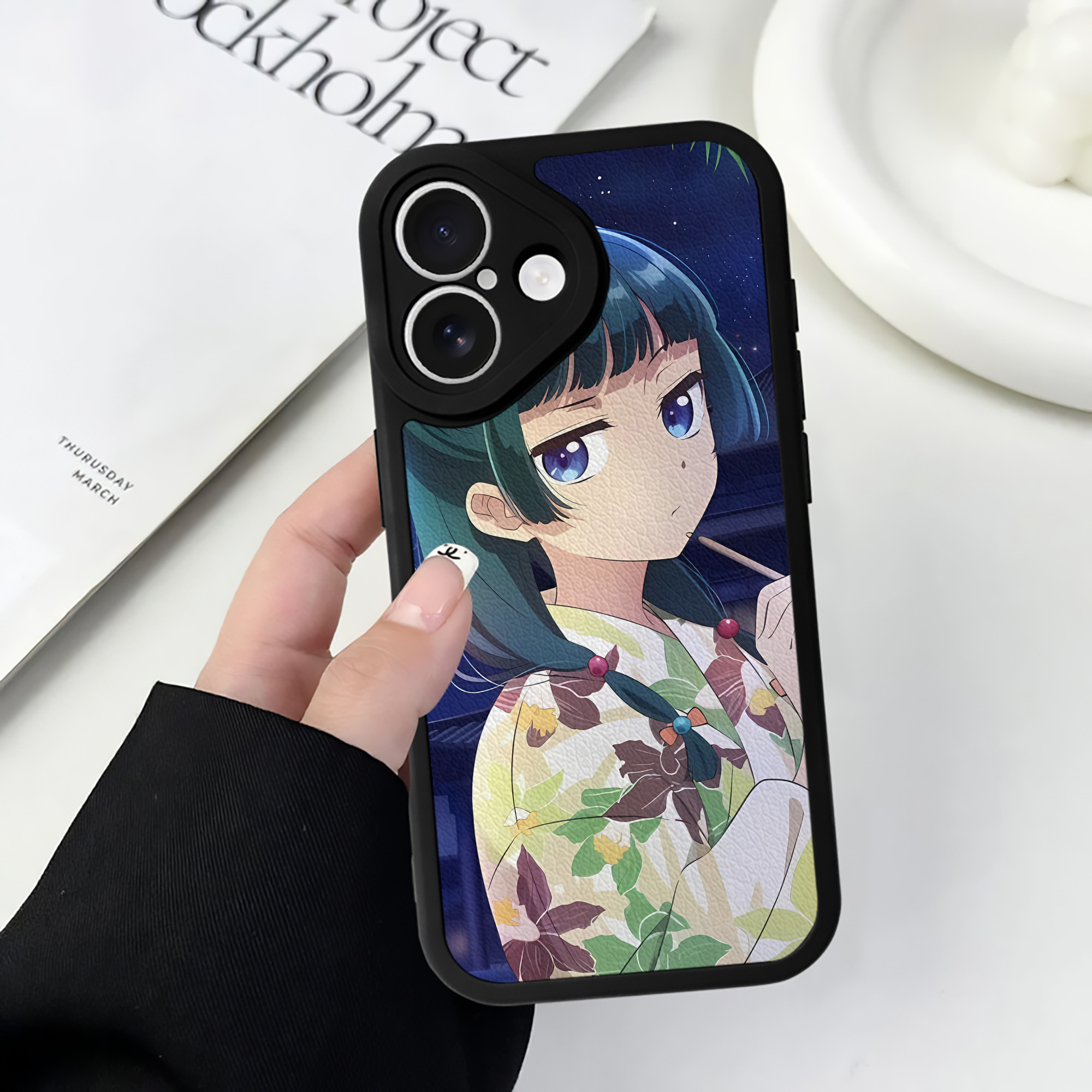 薬屋のひとりごと The Apothecary Diaries 【iPhone 16シリーズ対応】シリコンスマホケース（レザー調） 材質：シリコン